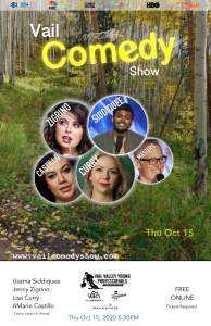 Vail Comedy Show October 15 2020 poster